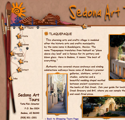 Image Link to Sedona Art Tours / Susan Fields