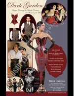 Silent Auction Poster Dark Garden Unique Corsetry