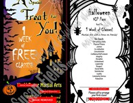 Martial Arts Halloween Party VIP Gift Pass_Front & Back (2)