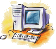 Image: COmpuiter adn keyboard