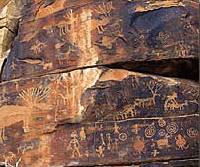 Red Cliff Rock Art Image